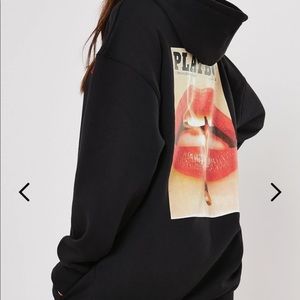 Misguided playboy hoodie